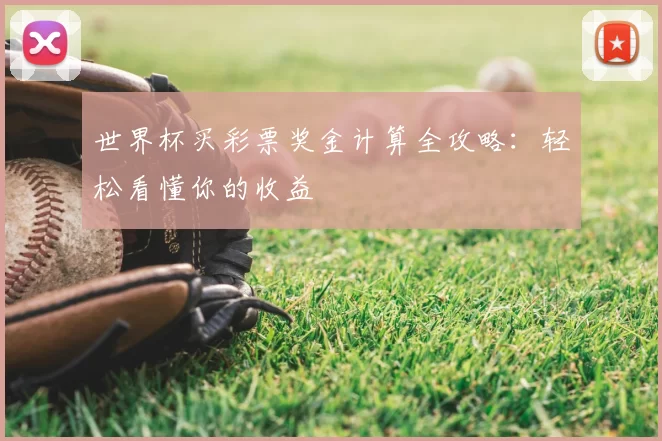 世界杯买彩票奖金计算全攻略：轻松看懂你的收益