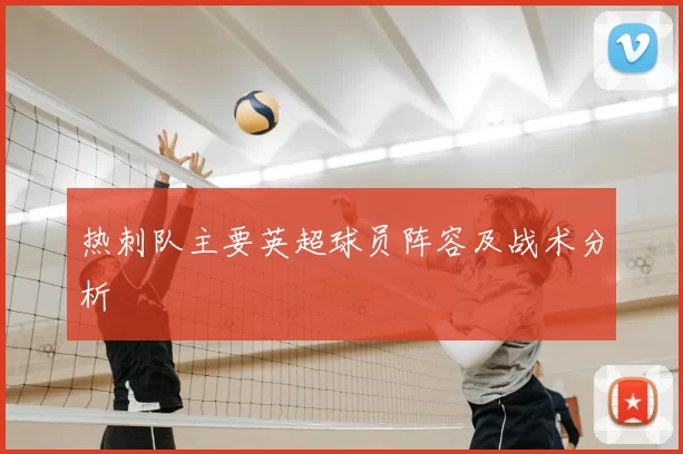 热刺队主要英超球员阵容及战术分析