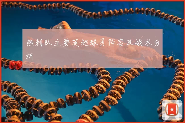 热刺队主要英超球员阵容及战术分析