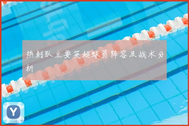热刺队主要英超球员阵容及战术分析